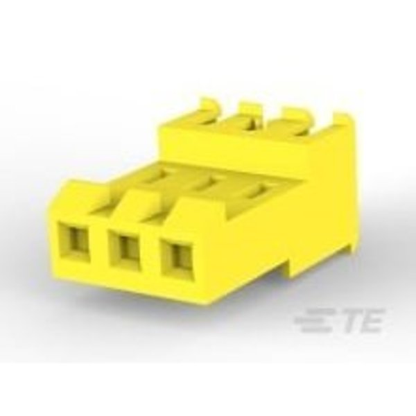 Te Connectivity Headers & Wire Housings Feed Thru Wo Tab 3P L.R. Yellow 20 Awg 3-640600-3